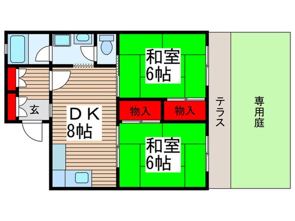 ハイム・アスプの物件間取画像